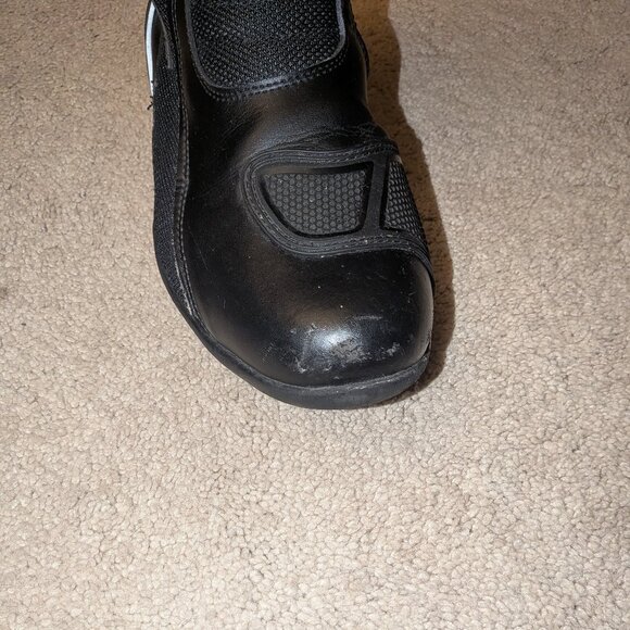 Tour Master Solution Waterproof Motorcycle Riding Boot Mens 11 Wide Black Zipper - Picture 3 of 9